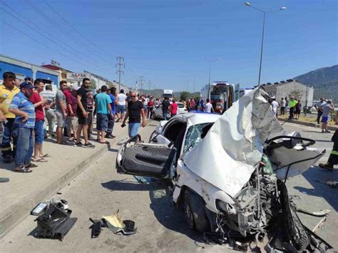 Fethiyede Feci Trafik Kazas L Yaral Marmaris Man Et