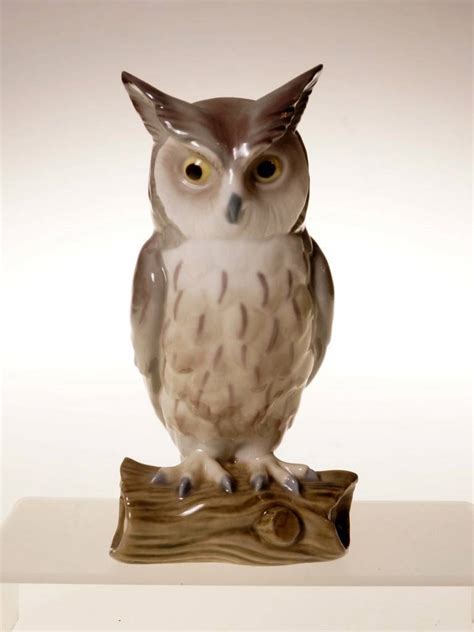 Lladro Horned Owl Porcelain Figurine Other