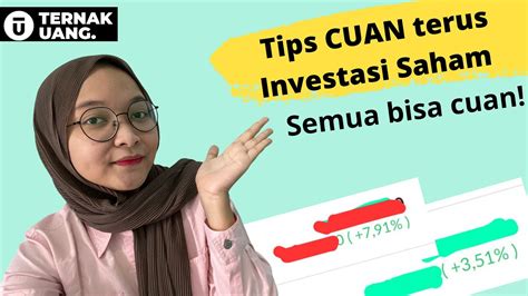 Tips Cuan Investasi Saham Cuma Pake Ternak Uang Youtube