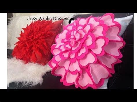 Cojines De Flores Decorando Cojines Chuladas Creativas Pillow Diy