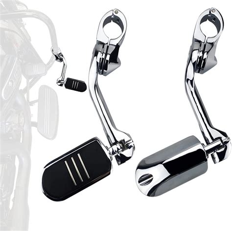 Fovplue Highway Pegs Long Angled Adjustable Highway Footpegs For