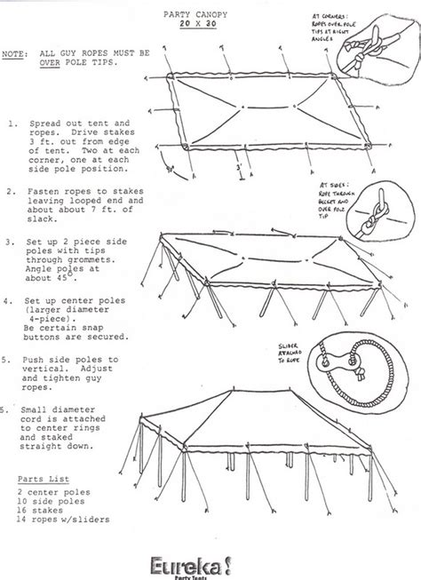 Tent Set Up Instructions 2 - White Bear Rental, Inc.