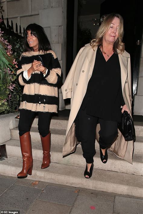 Claudia Winkleman Looks Stylish In Cosy Jumper And Knee High Boots