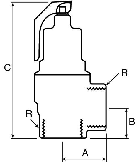 N 542 025 5 BAR Nabic Valve Safety Products 8888 5bar Pressure Relief