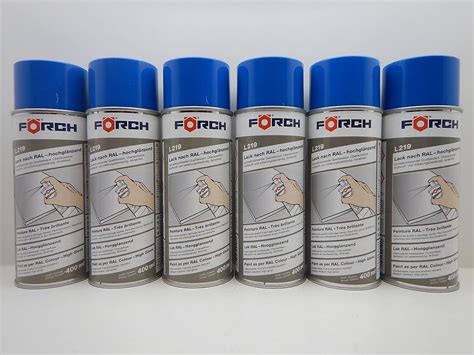 Förch VERKEHRSBLAU BLAU RAL RAL 5017 LACK LACKSPRAY SPRAY SPRAYDOSE