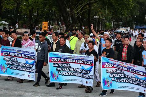 Filipinos Hold Pre Poll Prayer Rally Unity Walk UCA News