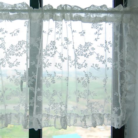 Lace Kitchen Window Curtain Bathroom Curtain Contemporary Shower