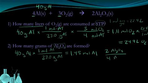 Chemistry 65 Stoichiometry Part 2 Of 2 Youtube