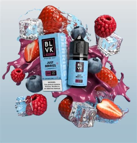 Just Berries Fruit Ice Blvk Salt Ml Yoyo Vapes