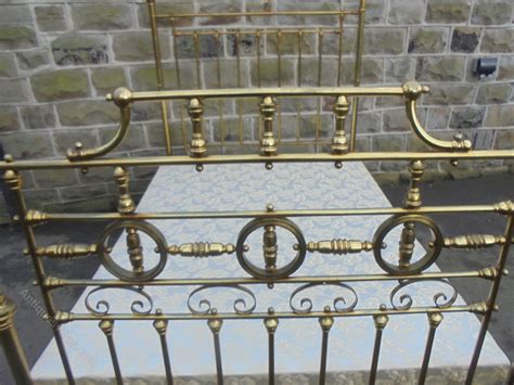 Antique Victorian Brass Double Bed Frame Antiques Atlas