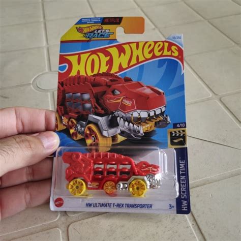 Hw Ultimate T Rex Transporter Hw Screen Time 4 10 Hot Wheels 2024 Lote