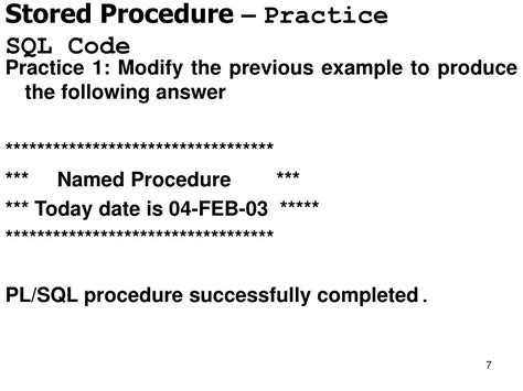 Ppt Oracle Stored Procedures Functions Powerpoint Presentation Free