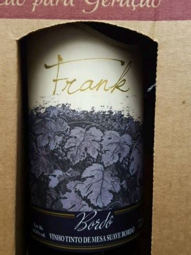 Frank Tinto De Mesa Suave Bord Vivino Us