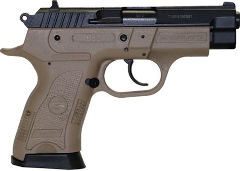 Sar Usa B6c Compact Pistol 9mm 38in Bbl 13rd Fdeblack Semi Auto