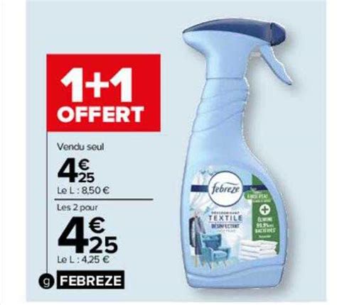 Offre Febreze Chez Carrefour