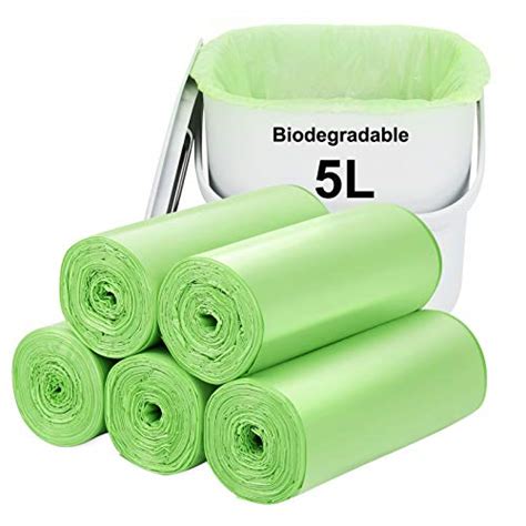 Aievrgad Lot de 120 petits sacs poubelle biodégradables pour poubelle