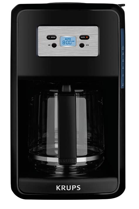 Savoy 12 Cup Programmable Digital Black Coffee Maker Krups