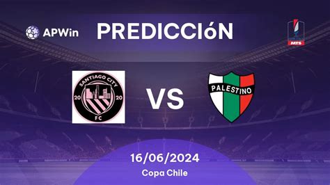 Pronóstico Santiago City vs Palestino Copa Chile 2024