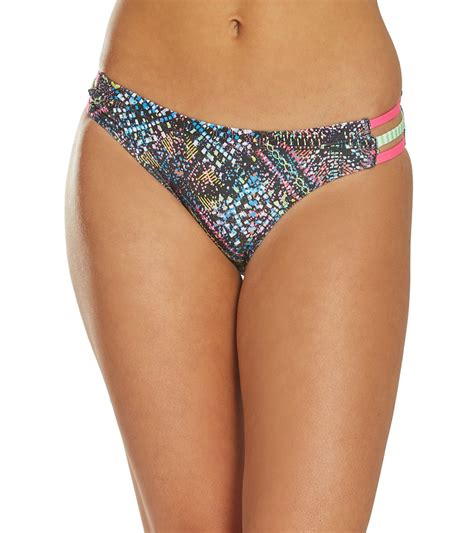 Dolfin Uglies Women S Revibe Star Light Strappy Two Piece Bikini Bottom