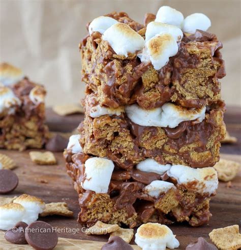 Toasted Marshmallow Golden Graham Smores Bars