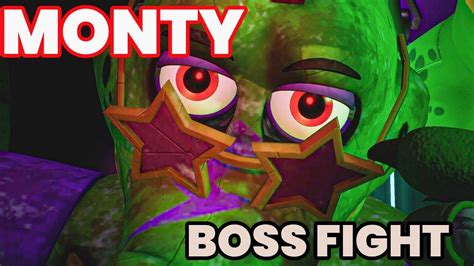 FNAF Security Breach MONTY BOSS FIGHT YouTube