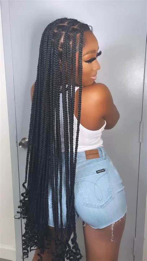 How To Medium Knotless Box Braids Hairstyles Artofit