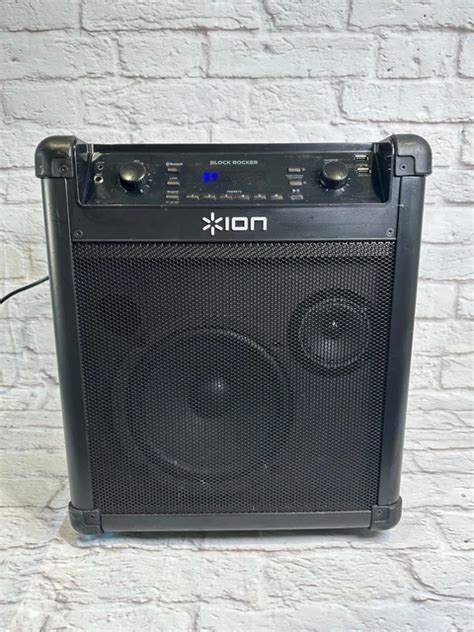 Ion Block Rocker Ipa76c Wireless Rechargeable Speaker System Bluetooth