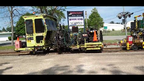 Csx Mow Crew In St Clair Mi Youtube