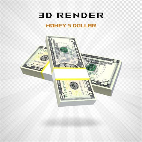 Premium Psd Usa Dollar Currency D Rendering