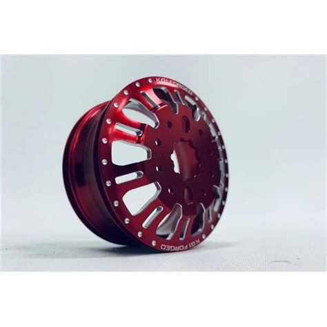 Kg Kd Duel Rear Dually Wheel Red Anodized Piece Walmart