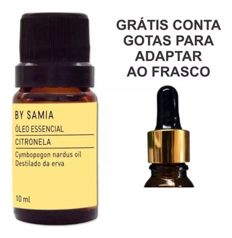 Óleo Essencial Vegano De Citronela By Samia 10ml