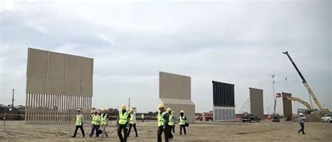 Estados Unidos evalúa los prototipos de muro para la frontera con México