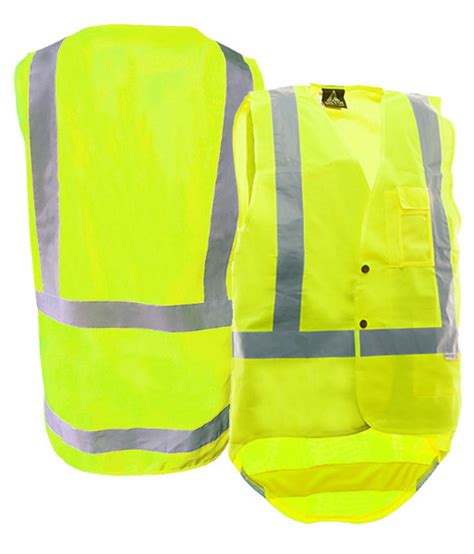 801000 Safe T Tec Day Night Domed Vest Yellow Sizes S To 8XL Safety