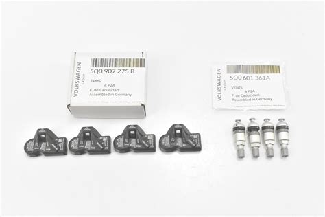 4X CZUJNIK CIŚNIENIA TPMS 5Q0907275B VW GOLF VII 5Q0907275B 5Q0907275F