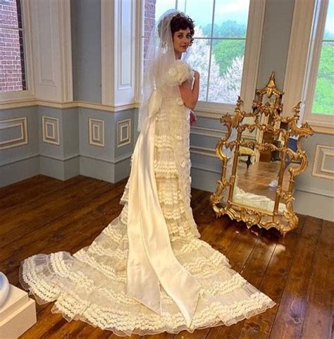 Sophie Canales Instagram Profile Post Featherington Wedding Dress