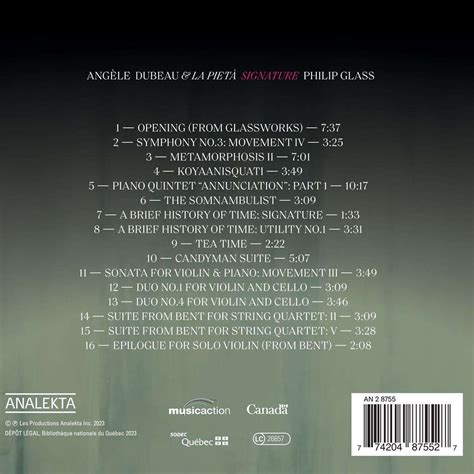 Philip Glass Kammermusik Signature Cd Jpc