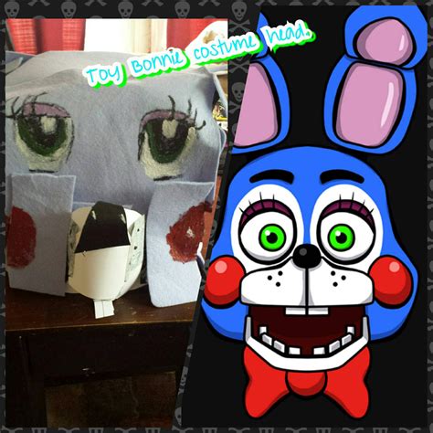 toy bonnie costume head wip by mlpdrataradragolove on DeviantArt