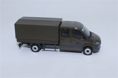 Herpa 700795 Mercedes Benz Sprinter 18 Doka Bundeswehr H0 1 87 H0 NEU