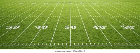 American Football Field Grass Stock Photo 2505486691 | Shutterstock