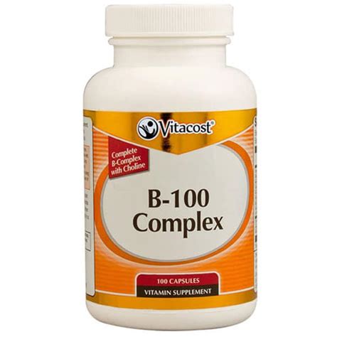 Vitacost B 100 Complex 100 Capsules Online Health Store