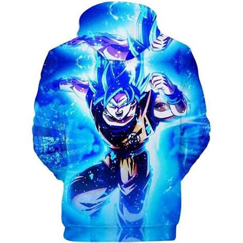 Dragon Ball z Sweat à Capuche Homme Femmes Goku 3D Imprimé Anime Pull