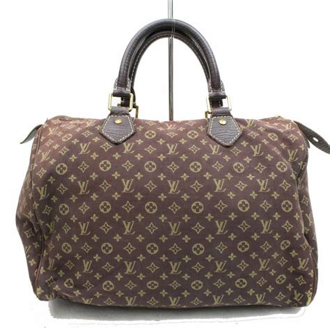 Authentic Louis Vuitton Hand Bag Speedy M Brown Monogram Mini