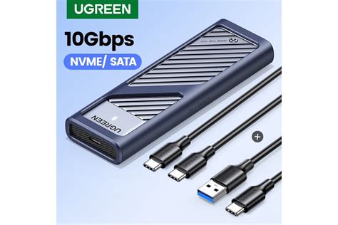 Зовнішній Бокс M2 Nvme Sata Ssd Usb C Usb 32 Gen 2 Ugreen Cm559 Ціна Купити