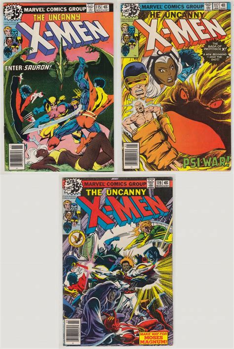 Comicconnect X Men Comic Book Group Lot Vf Nm