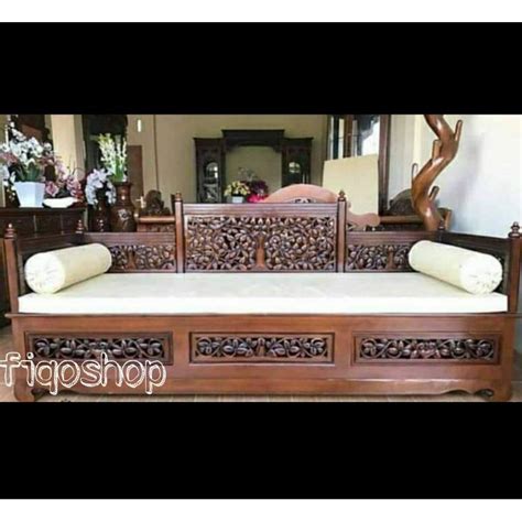 Jual BALE BALE SOFA BANGKU UKIRAN KAYU JATI FURNITURE JEPARA Shopee