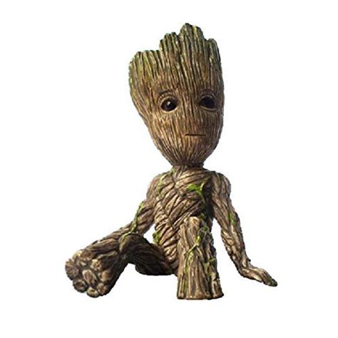 Flowerpot Treeman Baby Groot Succulent Planter Cute Green Https