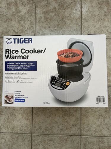 Tiger Jbv Cu Cup Micom Rice Cooker Warmer Bpa Free Tray New