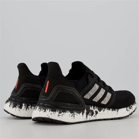 Tênis Adidas Ultraboost 20 Preto e Branco FutFanatics