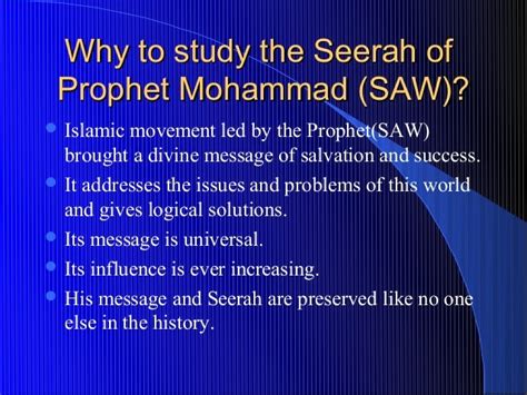 Seerah of Prophet Muhammad (S)--Meccan Period