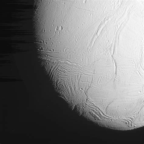 Cassini Flyby Provides New Close Up Of Saturn S Moon Enceladus